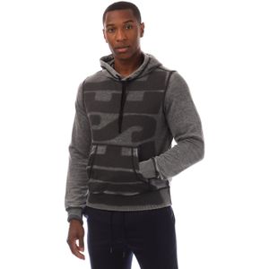 Diesel Heren S-Ginn Hoodie (Zwart)