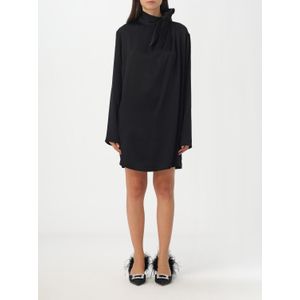 Zijde Tieneck Mini Jurk