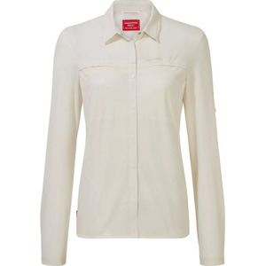 Craghoppers Dames/Dames Pro IV shirt met lange mouwen (Zeezout wit)