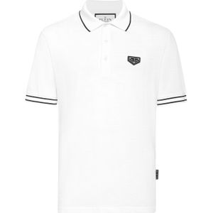 Jacquard poloshirt met monogram