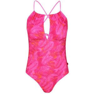Regatta Dames/dames Halliday Ã©Ã©ndelig zwempak (Roze Fushion)