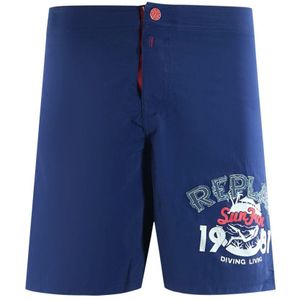 Replay Ripar Navy Blue Swim Shorts