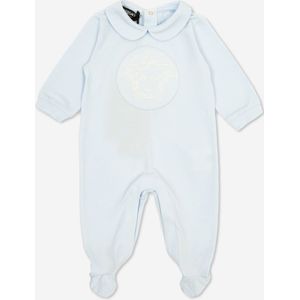 Versace Baby Jongens Medusa Logo Babykleding in Blauw