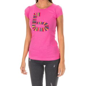 Dames-T-shirt met korte mouwen en ronde hals ADM0083