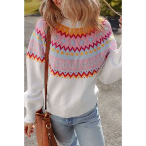 Geometrisch Patroon Trui