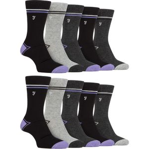 Heren 10-pack Heldere Bamboosokken