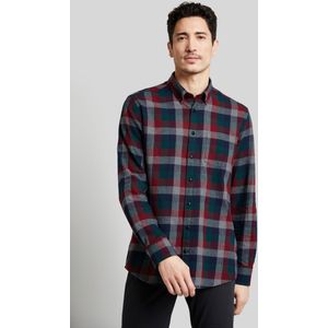 Overhemden - Bordeaux - Met Button-Downkraag - Lange Mouwen