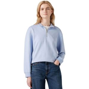 Levis Dames/Dames Everyday Quarter Zip Sweatshirt (Lichtblauw)