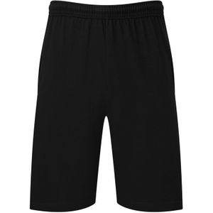 Fruit of the Loom Heren Iconic 195 Jersey Shorts (Zwart)