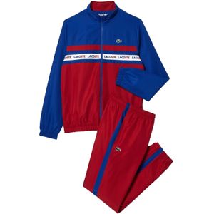 Lacoste Heren Tennis Trainingspak (Blauw/rood)