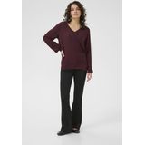 Blouse met lange mouwen Amber Regular fit bordo