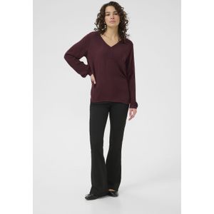 Blouse met lange mouwen Amber Regular fit bordo