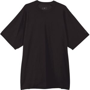 Y-3 - Crepe Jersey - T-shirt - Zwart - Korte Mouwen