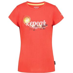 Icepeak Outdoor T-shirt Koraalrood - Maat 8J / 128cm