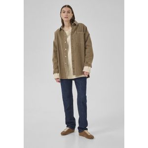 Shirt met lange mouwen MWMalo Box fit brown