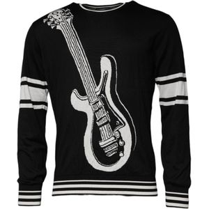 Dolce & Gabbana - GQ036K F73BW - Trui - Zwart Wit - Katoen