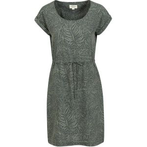 Mountain Warehouse Dames/Dames Mykonos Tropical Leaves Midi Dress (Groen)