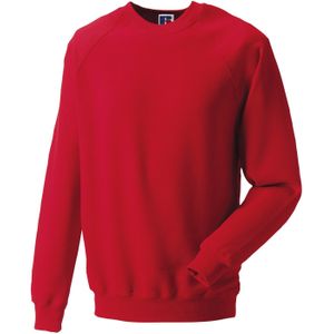 Russell Heren Spotshield Raglan Sweatshirt (Klassiek rood)