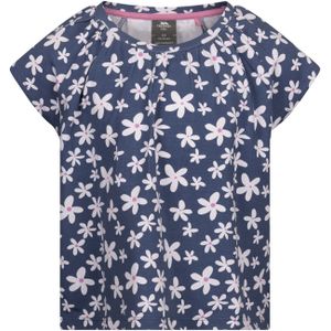 Trespass Meisjes Josey Bloemen T-shirt (Blauwe toon)