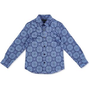Shirt - Paisley - Katoen Poplin - Lange Mouwen