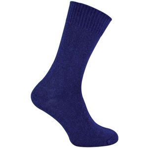 Luxe Effen Alpaca Wollen Sokken | Uniseks - Blauw