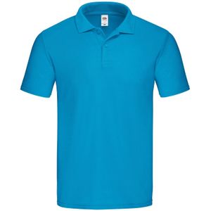 Fruit of the Loom Heren Origineel Polo Shirt (Azuurblauw)