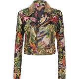 Leren Motorrijder Flowers