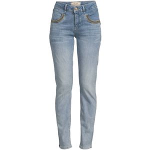 Mos Mosh High Waist Slim Fit Jeans Naomi Ida Light Blue Denim - Maat S/M