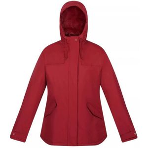 Regatta Dames/Dames Bria Faux Fur Lined Waterproof Jacket (Cabernet)