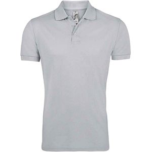 SOLS Heren Prime Pique Poloshirt met korte mouwen (Puur Grijs)