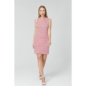 Gestreepte Jersey Jurk