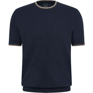 Bugatti - Gebreid Overhemd - Korte Mouw - Hoge Kwaliteit