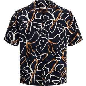 Jack & Jones - Overhemd - Katoen-Viscosemix - Multicolor - Korte Mouwen