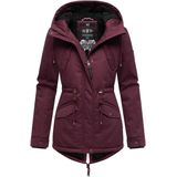 Marikoo dames winterjas Manolya met katoenen buitenstof & teddyvoering