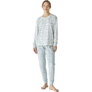 Winterpyjama lange mouw fluweel JJBEP1000 vrouwen