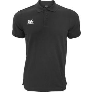 Canterbury Heren Waimak Korte Mouw Pique Polo Shirt (Zwart) - Maat 3XL