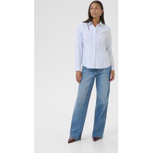 Overhemd met lang mouwen KAgiulia Tight fit white blue