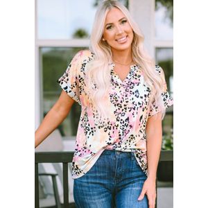 Leopardprint Tiedye Top