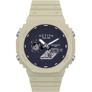 Activa X Invicta DIGITAL ESSENTIALS ACW423-007 Heren Horloge - Quartz Uurwerk - Plastic met zwarte Wijzerplaat - 45mm