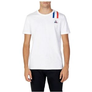 Le Coq Sportif Heren T-shirt Klassieke Vlag - Maat S