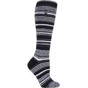 HEAT HOLDERS LITE - Dames Lang Warme Thermo Sokken - Zwart - Katoenmix