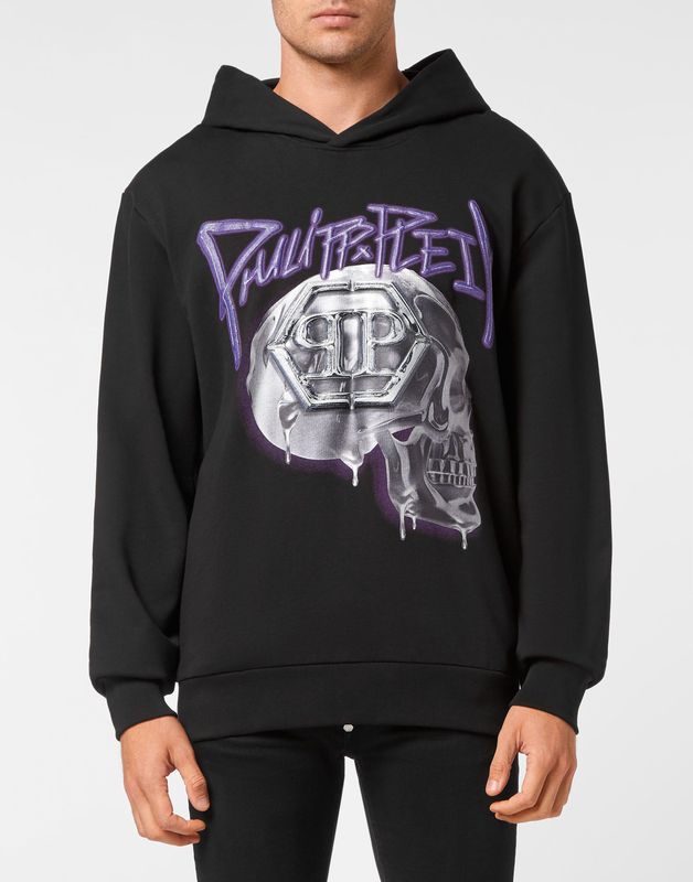 Sweatshirt Met Capuchon Skull