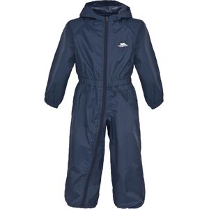 Trespass Kids Unisex Dripdrop Gewatteerd Waterdicht Regenpak (Marineblauw)