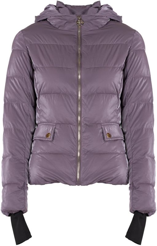 Pinko - Donsjas - Paars - Dames - Met Capuchon - 100% Polyamide