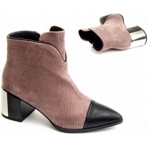 Montevita Heel Ankle Boot Patto In Pink