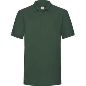 Fruit of the Loom Heren Polycotton Pique Zwaar Poloshirt (Fles groen)
