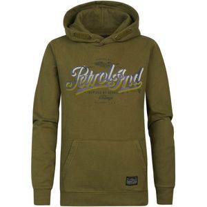 Petrol Industries - Jongens Artwork Hoodie Tinley Park - Groen