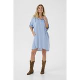Cream - Jurk 'Lark' - Lichtblauw - Knielengte - Losse Pasvorm