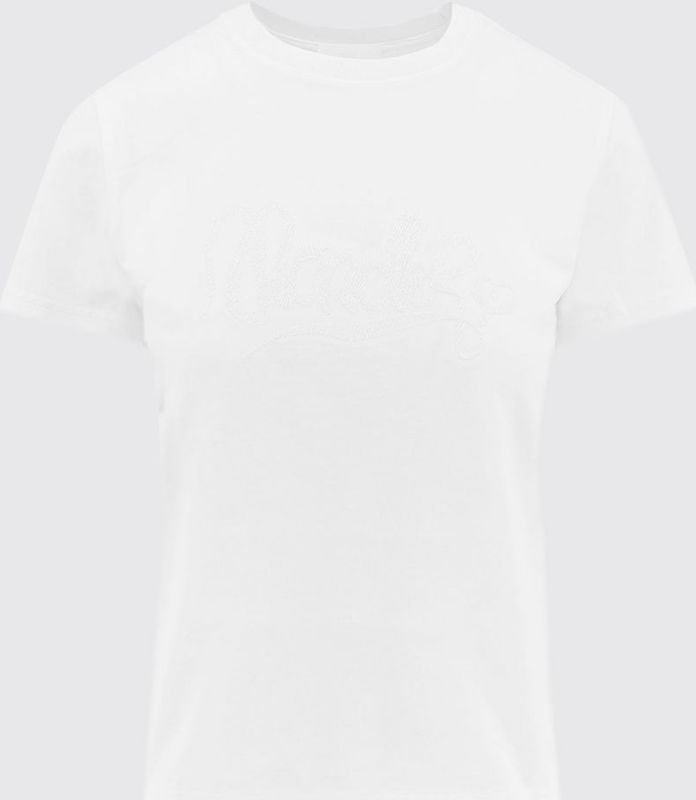 Embroidered - T-shirt - Wit - Korte Mouwen