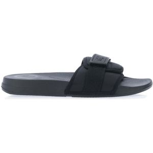 Fitflop IQushion Adjustable Pool Slide Sandals In Black - Dames - Maat 39